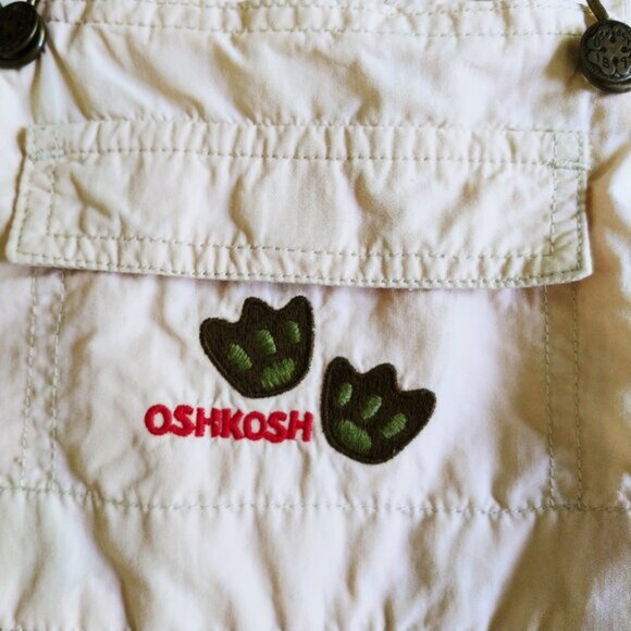 OshKosh Pawprint Cargo Shortalls 24 Months - Picture 10 of 10